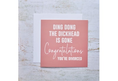 Ding Dong Divorced Funny Card (4BT204)