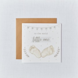 Baby Welcome To The World Card (4BY373)