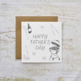 Happy Fathers Day Bbq Card (4DA143)