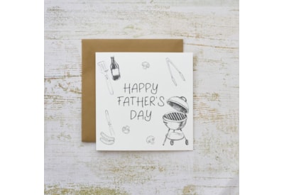 Happy Fathers Day Bbq Card (4DA143)