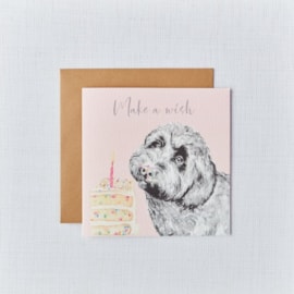 Cockapoo Dog Birthday Card (4DG332)