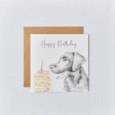 Labrador Dog Birthday Card (4DG337)