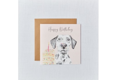 Dalmatian Dog Birthday Card (4DG338)