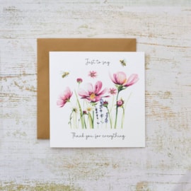 Just To Say Thank You Card (4FD300)