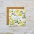 Happy Birthday Floral Delights Daffodil Card (4FD306)