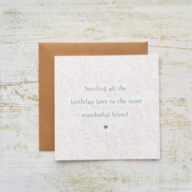 Sending All The Birthday Love Card (4FR222)