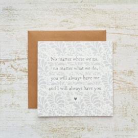 No Matter Where We Go Card (4FR225)