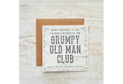 Grumpy Old Man Club Birthday Card (4GM140)