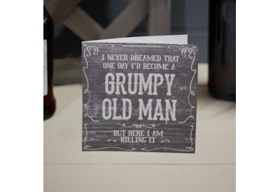 Grumpy Old Man Killing It Birthday Card (4GM141)