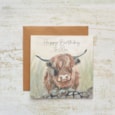 Dougal Highland Cow Birthday Card (4HD152)