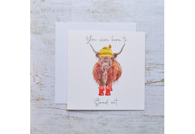 Highland Cow Friend Card (4HL164)