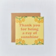 Ray Of Sunshine Thank You Card (4HT903)