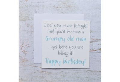 Grumpy Old Man Birthday Card (4MN125)