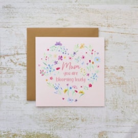 Blooming Lovely Floral Mothers Day Card (4PB202)