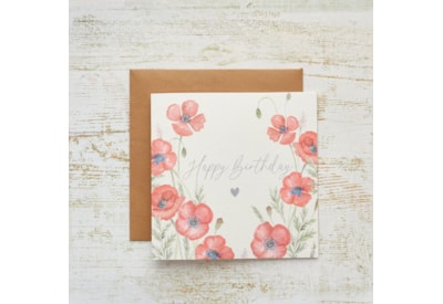 Happy Birthday Poppy Card (4PP283)