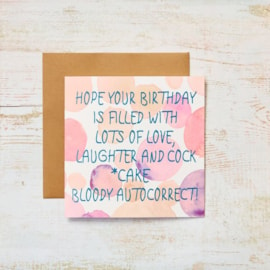 Warning Birthday Card (4RC300)