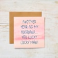 Lucky Man Husband Card (4RC309)