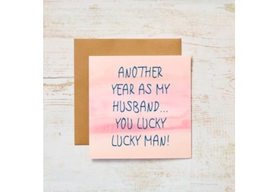 Lucky Man Husband Card (4RC309)