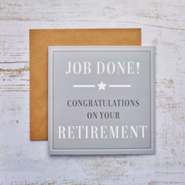 Job Done Retirementcard (4RT201)
