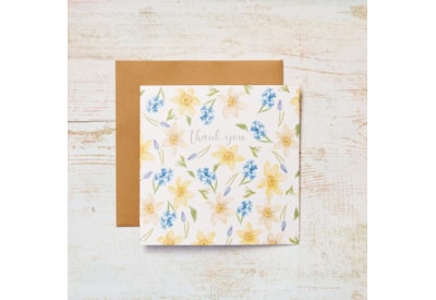 Thank You Daffodil & Hyacinth Card (4SF311)