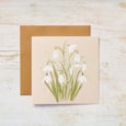 Floral Snowdrops Card (4SF314)