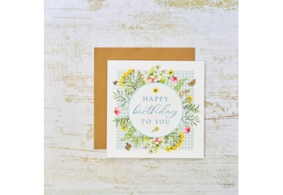 Happy Birthday To You Wildflower Card (4WF423)