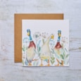 Autumn Ducks Waddling Card (4WH153)