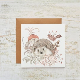 Woodland Rustic Hedgehog Card (4WR134)