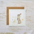 Bunny And Chick Floral Card (4WW100)