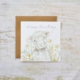 Floral Lamb Birthday Card (4WW102)