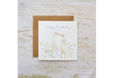 Happy Birthday Geese Card (4WW108)