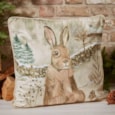 Xmas Hare Cushion Grey (4XA230)