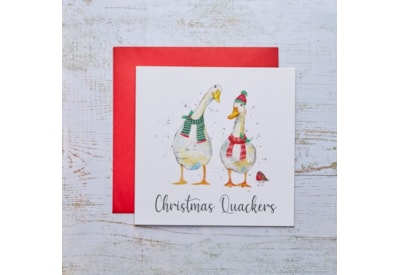 Quackers Duck Christmas Card (4XS0083)