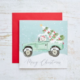 Farm Lamb Rover Christmas Card (4XS0194)