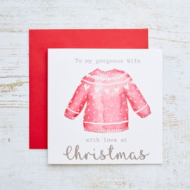 Gorgeous Wife Christmas Card (4XS0227)