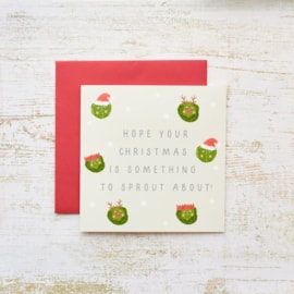 Hope Christmas Is Something To Sprout About Card (4XS0437)