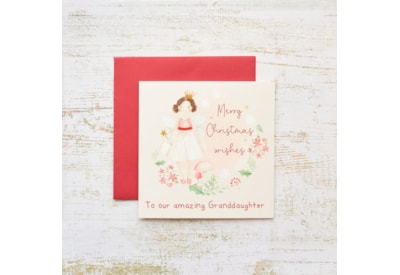 Amazing Granddaughter Christmas Card (4XS0441)