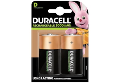 Duracell Rechargable Ultra D Battery 3000mah 2s (DURHR20B2)