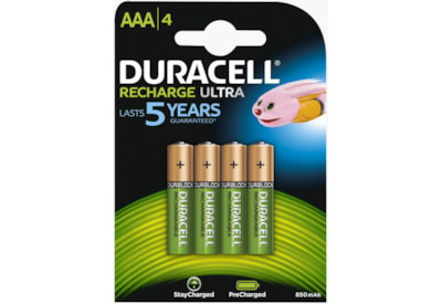 Duracell Rechargable Ultra Aaa Battery 900mah 4s (DURHR03B4-900)