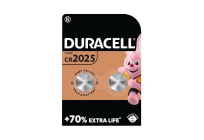 Duracell Coin Cell 3v Batteries 2s (DL2025B2)