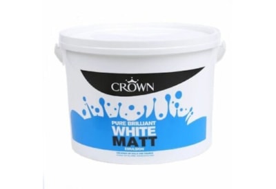 Crown Matt Emulsion Brilliant White 10l (5023069)