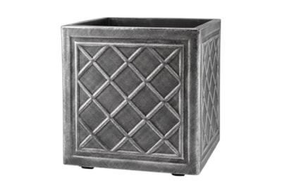 Stewart Lead Effect Square Planter 38cm (239127)