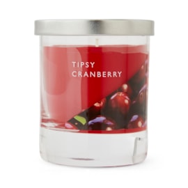 Wax Lyrical Wax Filled Candle Tipsy Cranberry Small (WLE3231)