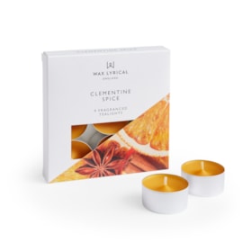 Wax Lyrical Tealights Clementine Spice 9pk (WLE3034)