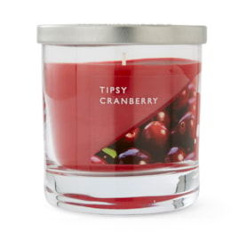 Wax Lyrical Wax Filled Candle Tipsy Cranberry Medium (WLE3331)