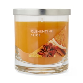 Wax Lyrical Wax Filled Candle Clementine Spice Medium (WLE3334)