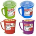 Heat&eat Microwave Mugs Assorted Colours (NS460A)