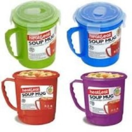 Heat&eat Microwave Mugs Assorted Colours (NS460A)