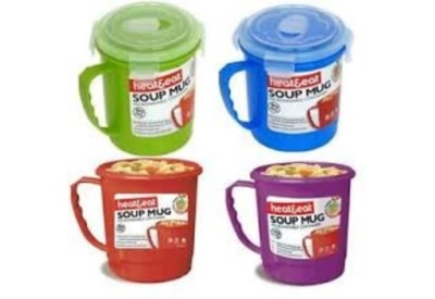 Heat&eat Microwave Mugs Assorted Colours (NS460A)