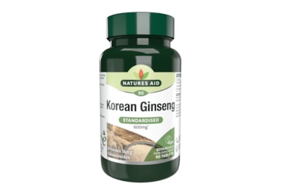 Natures Aid Korean Ginseng 600mg 90s (10220)